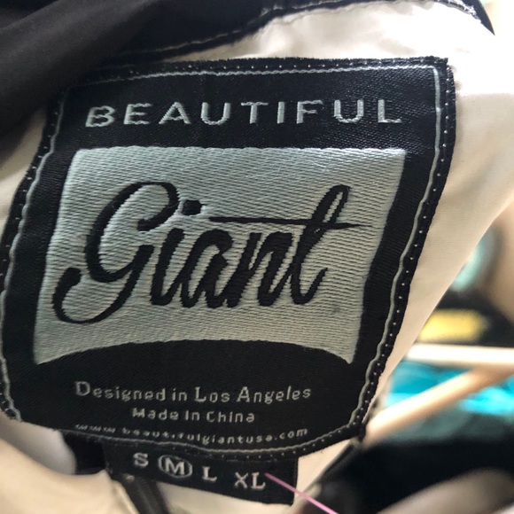 Beautiful Giant Mens Hooded Windbreaker Zip Jacket - Picture 16 of 16